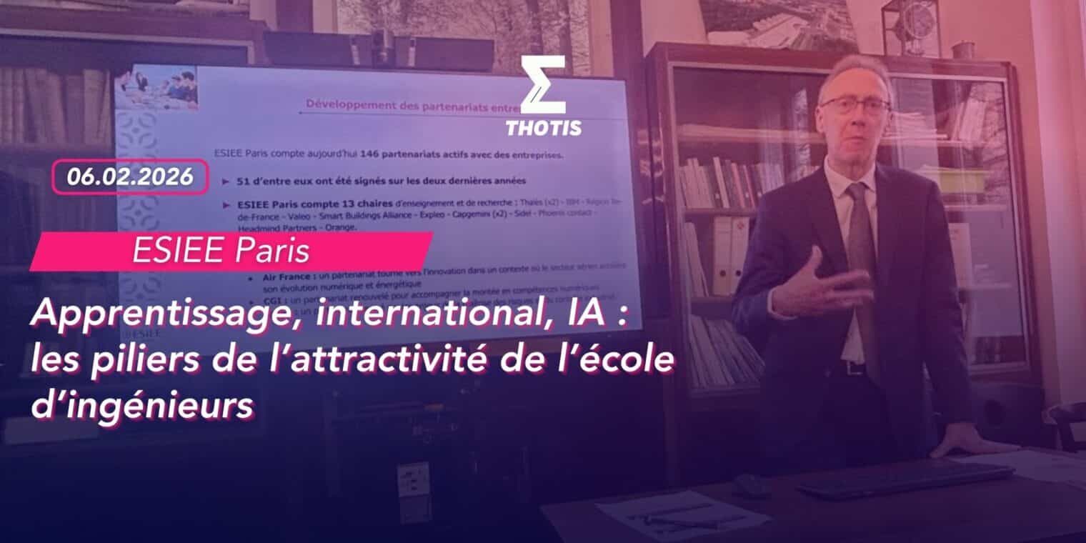 ESIEE Paris Apprentissage, international, IA les piliers de l’attractivité de l’école d’ingénieurs