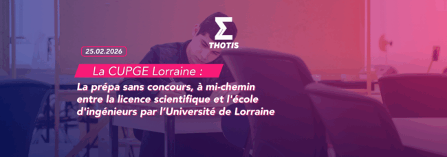La CUPGE Lorraine la prépa sans concours Crédit Jeswin Thomas