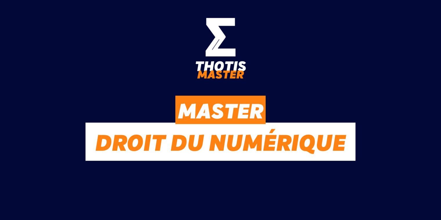 Master droit du numérique