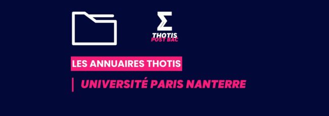 Annuaires thotis - Université Paris Nanterre