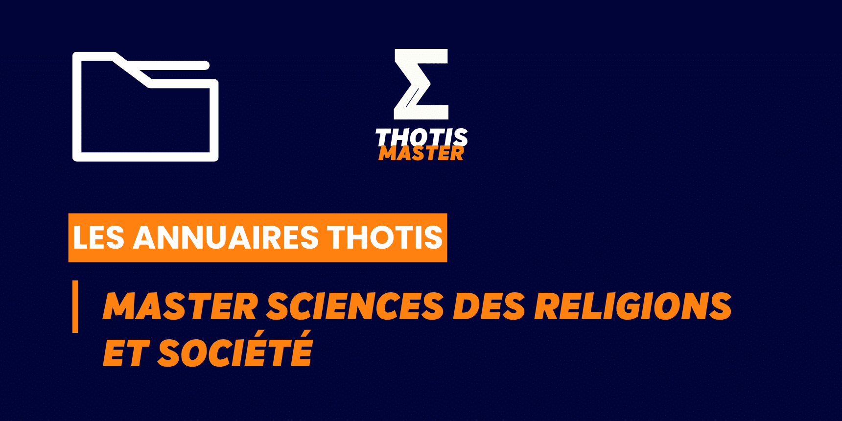 Annuaire Master Sciences des religions et société