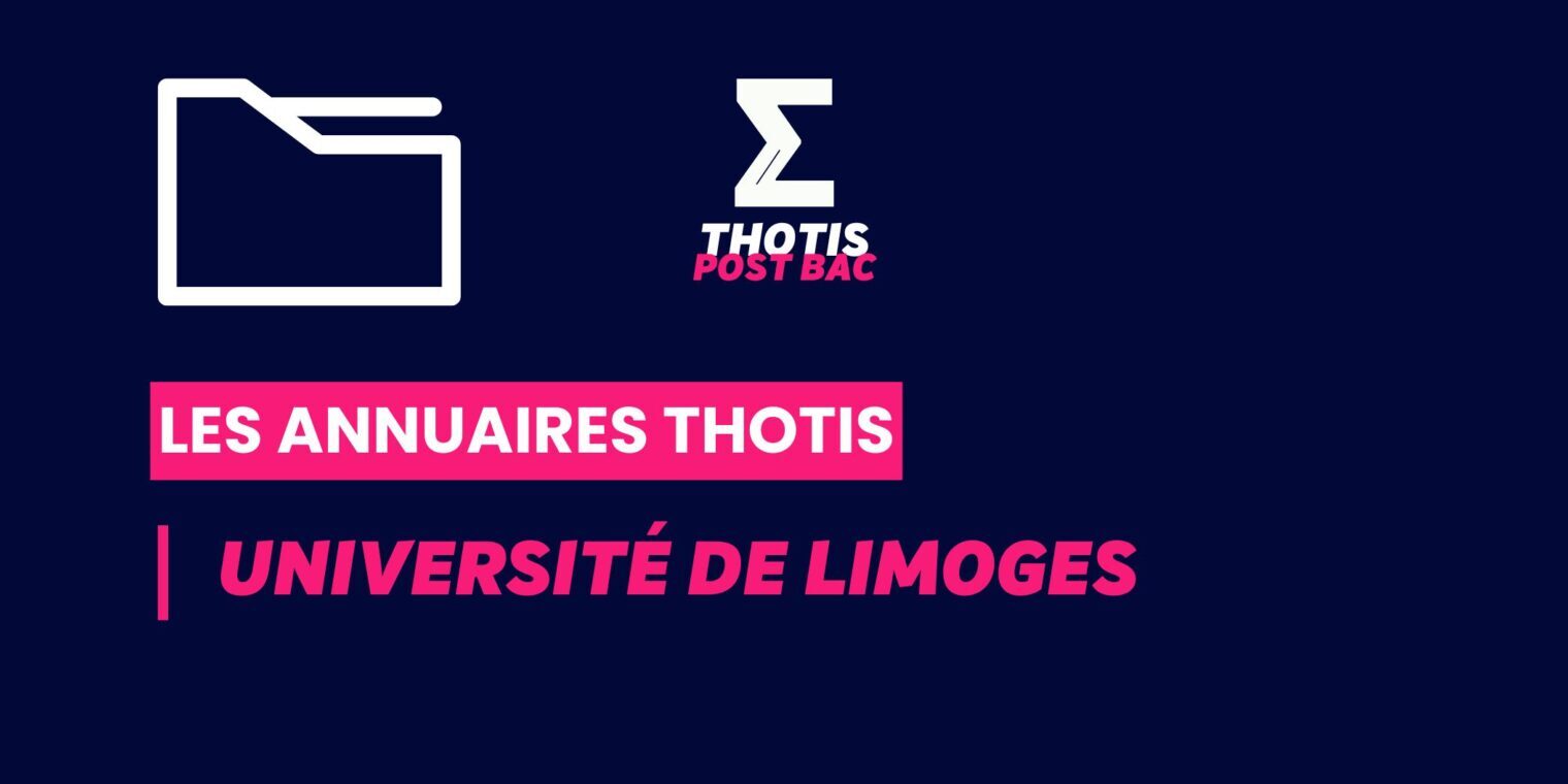 Annuaires Thotis – Université de Limoges Annuaires Thotis - Université de Limoges