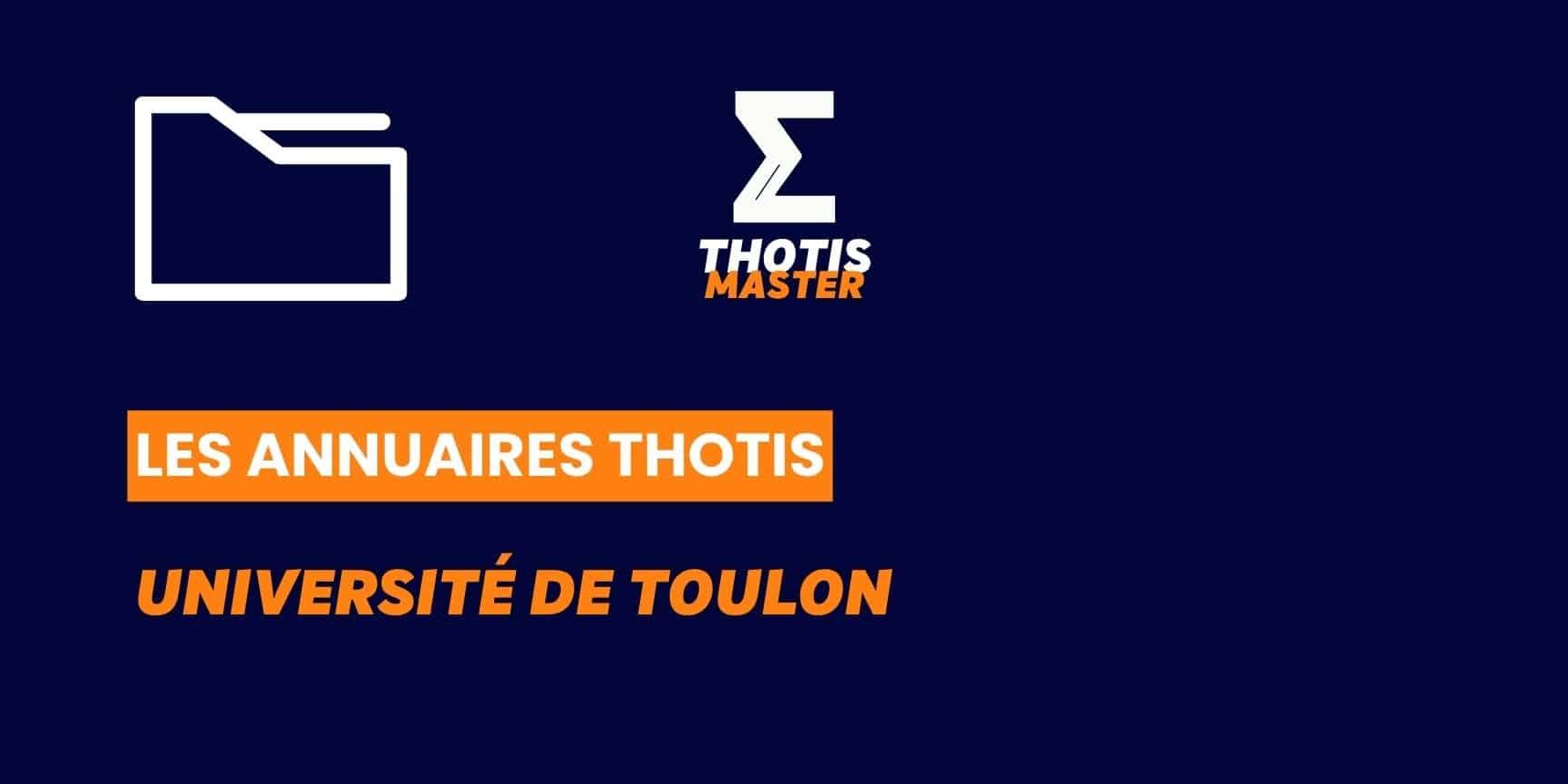 Annuaire Université de Toulon
