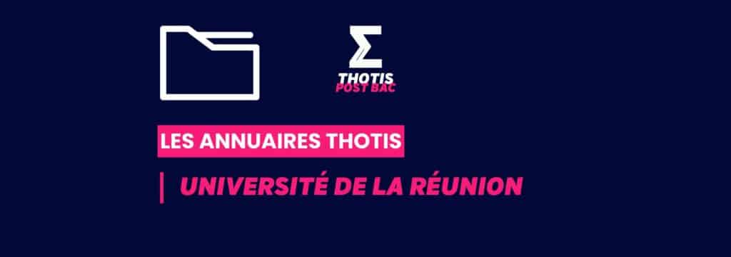 Annuaires Thotis - Université de la Réunion