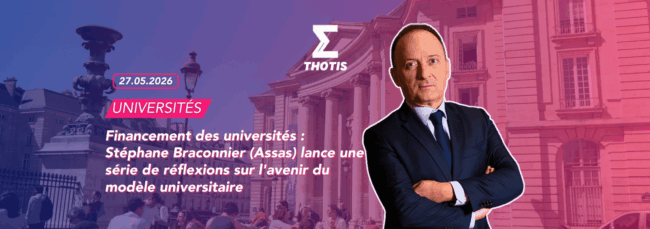 VDEFASSASFinancement des universités Stéphane Braconnier (Assas) lance une série de réflexion sur l’avenir du modèle universitaire Financement Assas Universités S. Braconnier